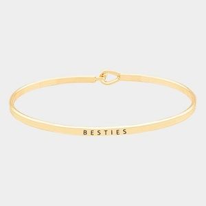 BESTIES Engraved Mantra Bracelet
